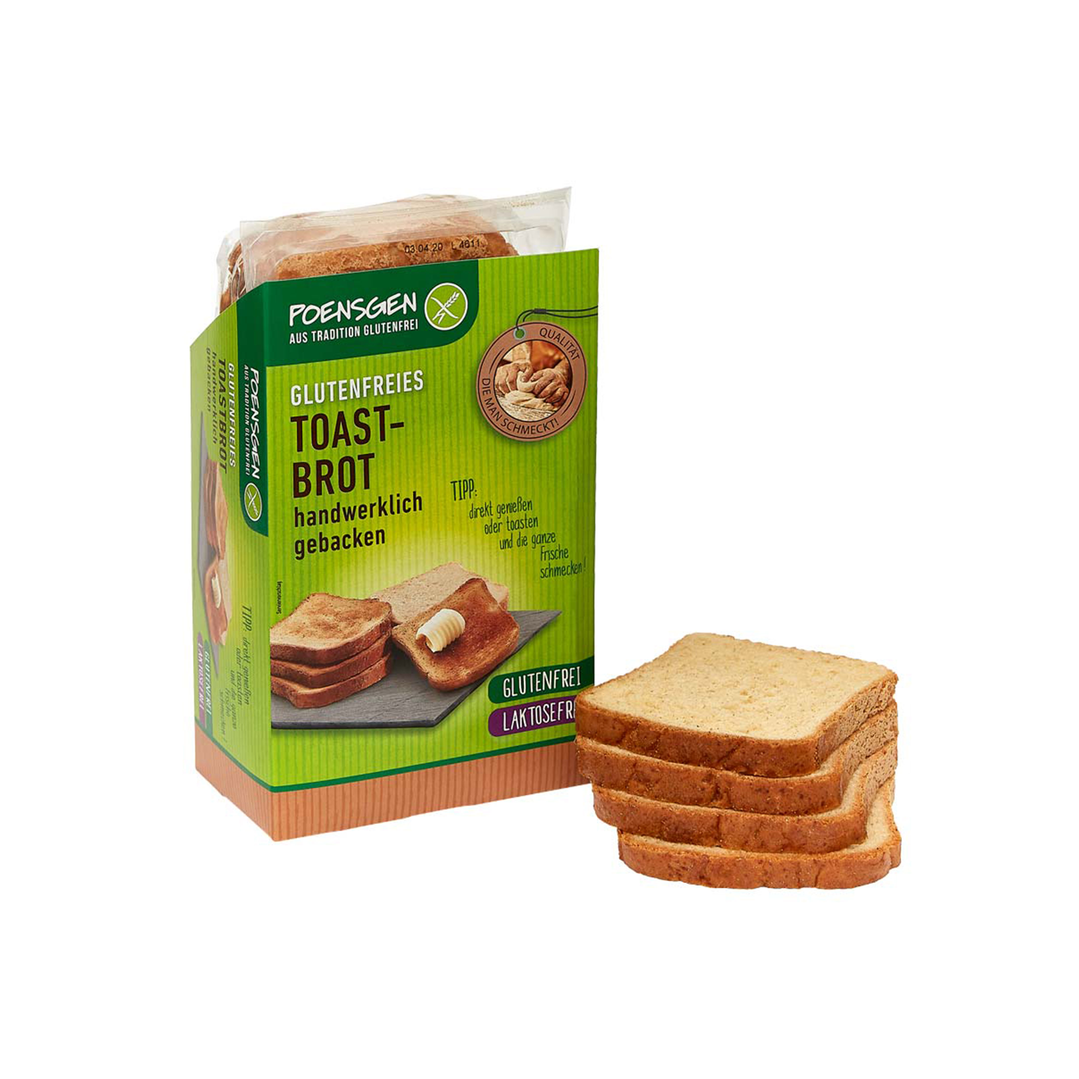 Toastbrot, glutenfrei