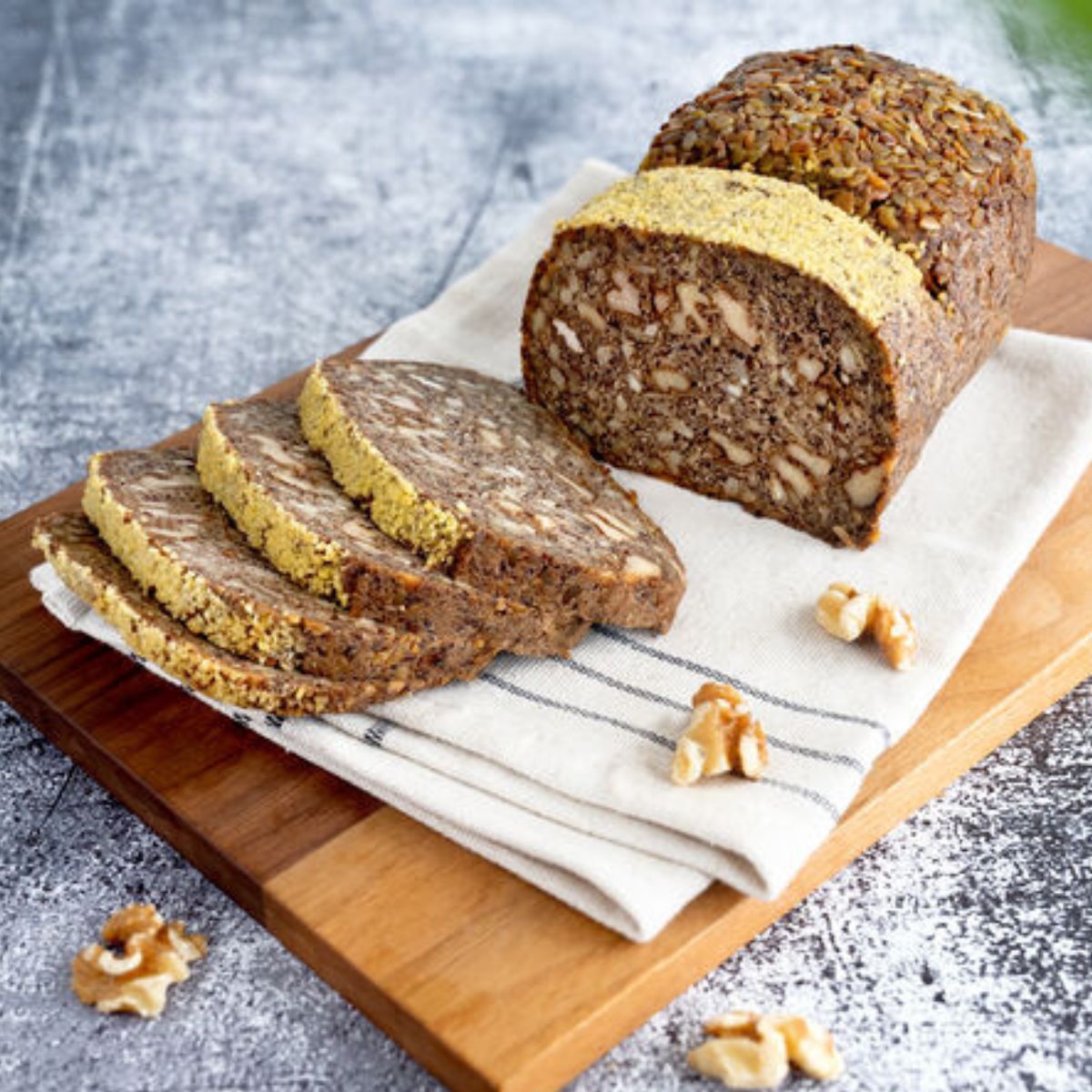 Lower Carb Walnussbrot